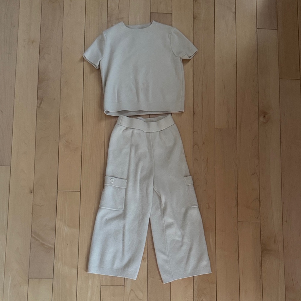 Happily Grey Kids Cream Sweater